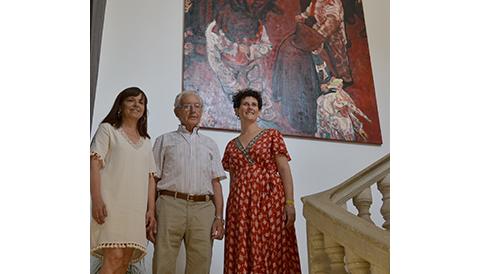 L’artista Mateu Sitges Febrer fa donació d’un quadre al poble de Manacor i ja es custodia a l’Ajuntament