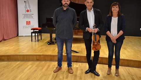 Olivier Charlier, un dels millors violinistes del món, ofereix classes i un concert en el Conservatori manacorí