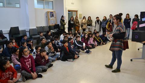 L’alumnat de Manacor participa en activitats per prevenir la violència masclista i es compromet a fer feina per eliminar-la