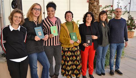 Les quatre autores guanyadores dels Premis Ciutat de Manacor presenten l'edició de les seves obres literàries