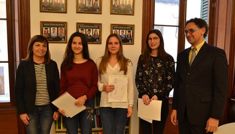 Camelia Viviana López, Maria Febrer i Antònia Caldentey  s’enduen els premis als millors estudiants universitaris