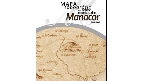 1er MAPA TOPOGRÀFIC DE L’AJUNTAMENT DE MANACOR. 